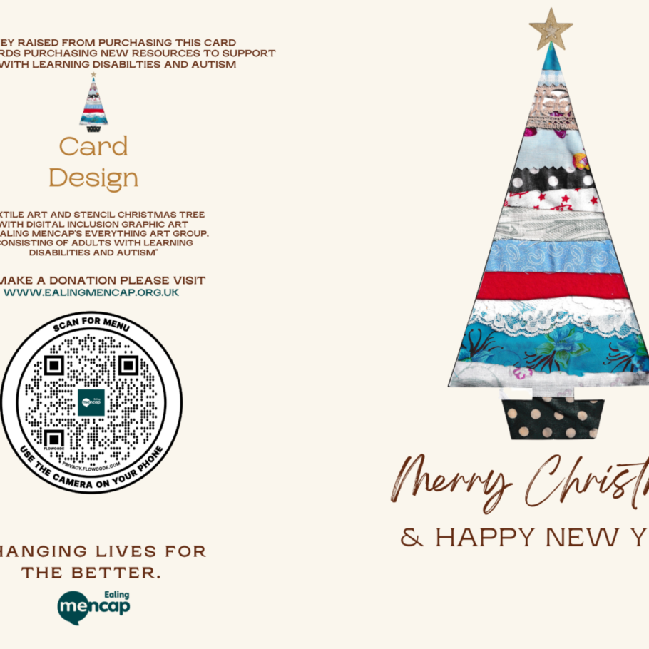 Textile Design Christmas Card